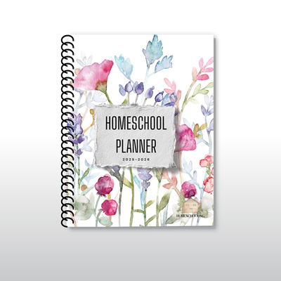 Homeschool Planner 2025-2026 - Bright Floral