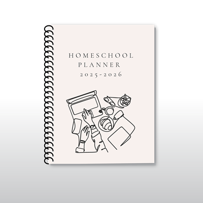 Homeschool Planner 2025-2026 - Modern Line