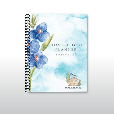 Homeschool Planner 2025-2026 - Blue Iris