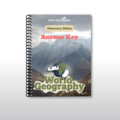 World Geography: Elementary Edition Answer Key