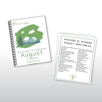 Walking in Wonder: August