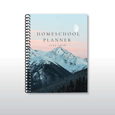 Homeschool Planner 2025-2026 - Moonlit Mountain
