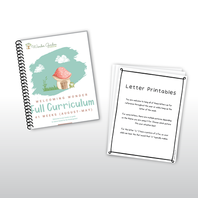 Welcoming Wonder Curriculum Introduction