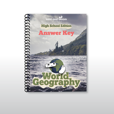 World Geography: High School Edition Answer Key