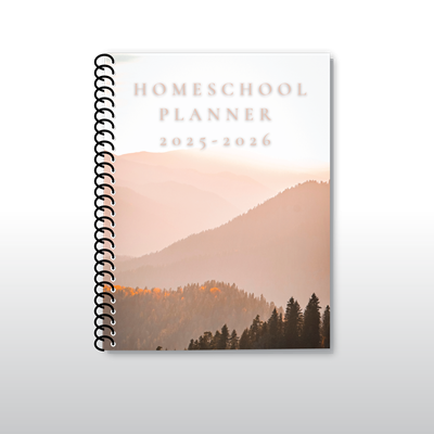 Homeschool Planner 2025-2026 - Blush Mountain