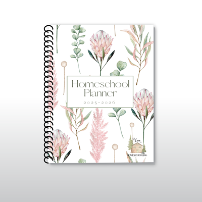 Homeschool Planner 2025-2026 - Muted Tones Floral