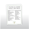 Walking in Wonder: August Printables*