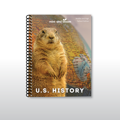 U.S. History: Middle & High School Student Pages with High School Review