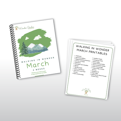 Walking in Wonder: March
