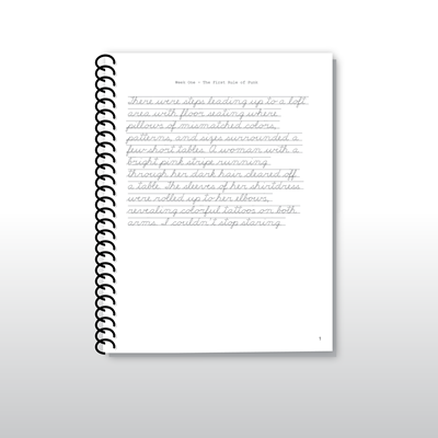 Level 6 Language Arts Cursive Pages