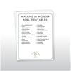 Walking in Wonder: April Printables*